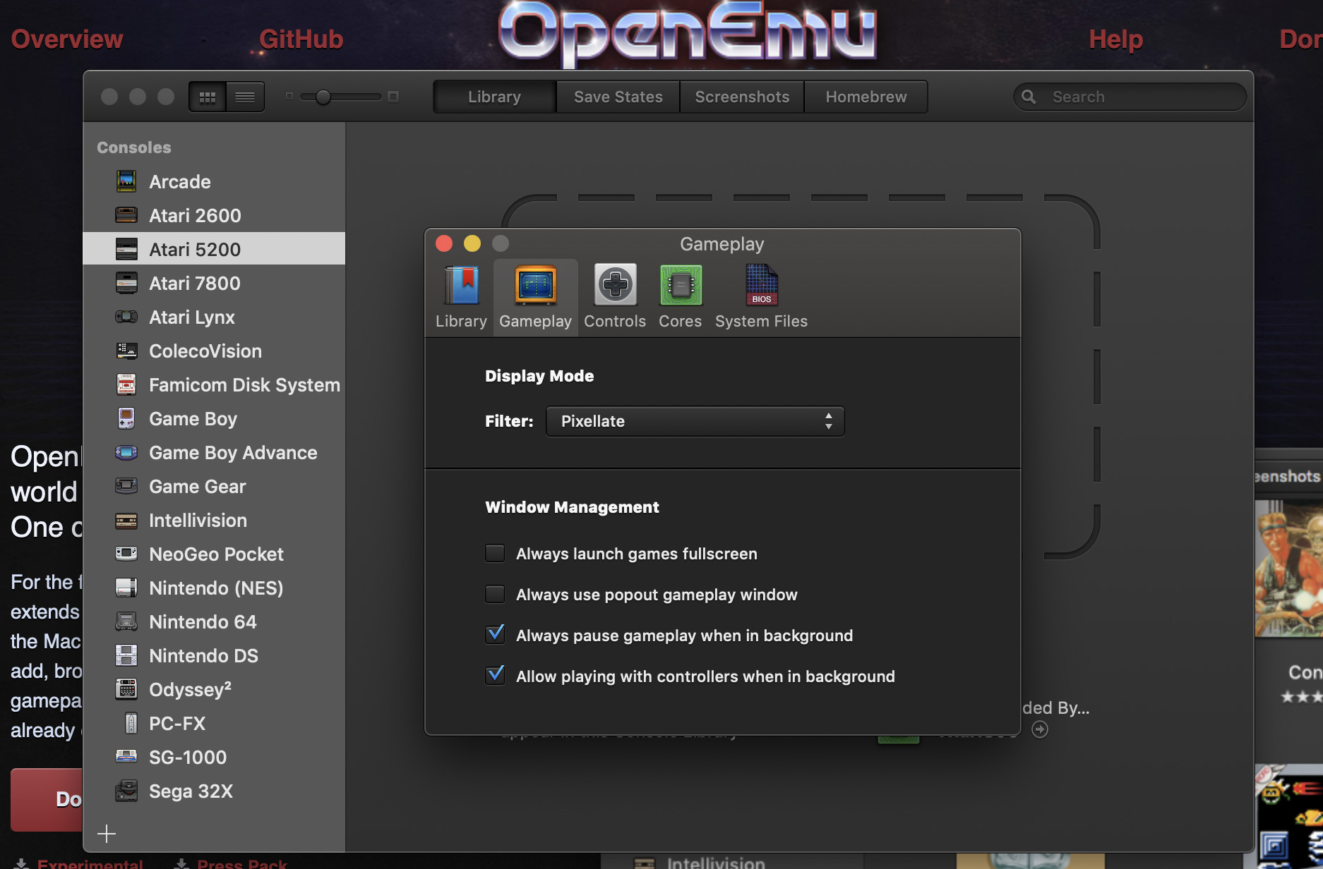 run an emulator on mac without openemu